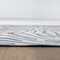 World Rug Gallery Contemporary Tropical Leaves Weather Resistant Indoor/Outdoor Runner Rug 2' x 7' Blue 4031BLUE2X7 - alternate 7
